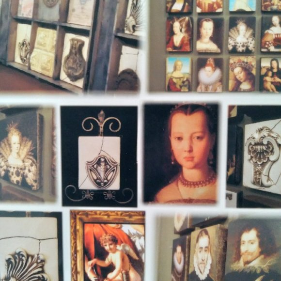 SOMERSET SQUARES *Signed iron Atlantis Tile, like Sid Dickens. *Rare & Retired - Picture 8 of 12